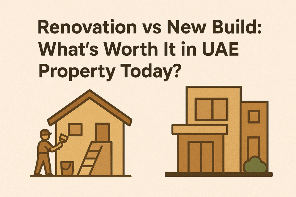 Renovation vs New Build: What’s Worth It in UAE Property Today?